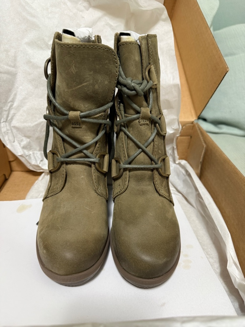 Sorel Joan of Arctic Wedge II Boots Alpine Tundra size 5 - Picture 3 of 10